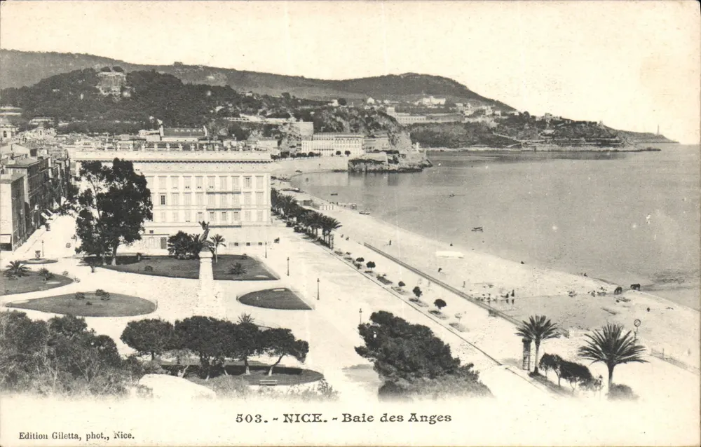 Nice - Baía dos Anjos — Edição Giletta, fot., Nice, n° 503 - Frente