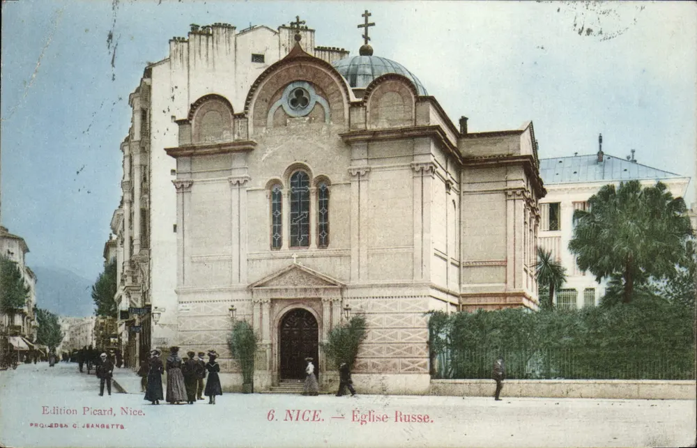 Nice — Igreja Russa — Edição Picard, Nice, n°6 - Frente