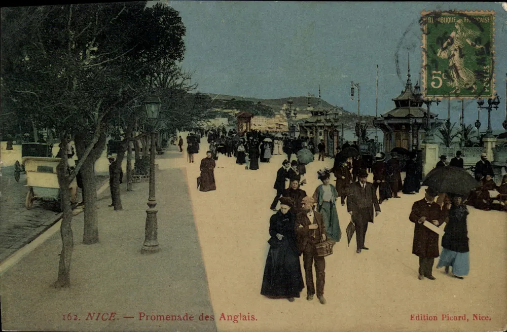 NICE — Promenade des Anglais — Edição Picard, Nice, n°162 - Frente