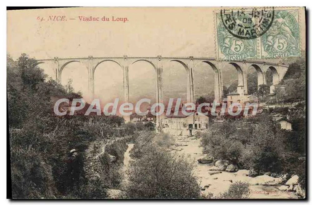 Nice — Viaduto do Loup — Edição Léonard - Frente