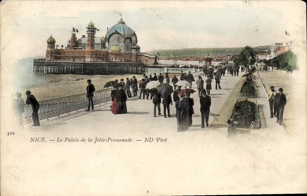 Nizza — Paleis van de Jetée-Promenade — ND Pbot - Voorkant