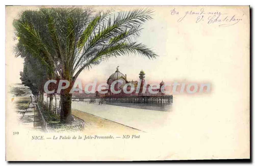 NICE — O Palácio da Joliette-Promenade — ND Phot - Frente