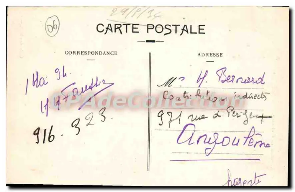 Nice — O Monumento do Centenário — AIM, Coleção RCP — 15 - Verso