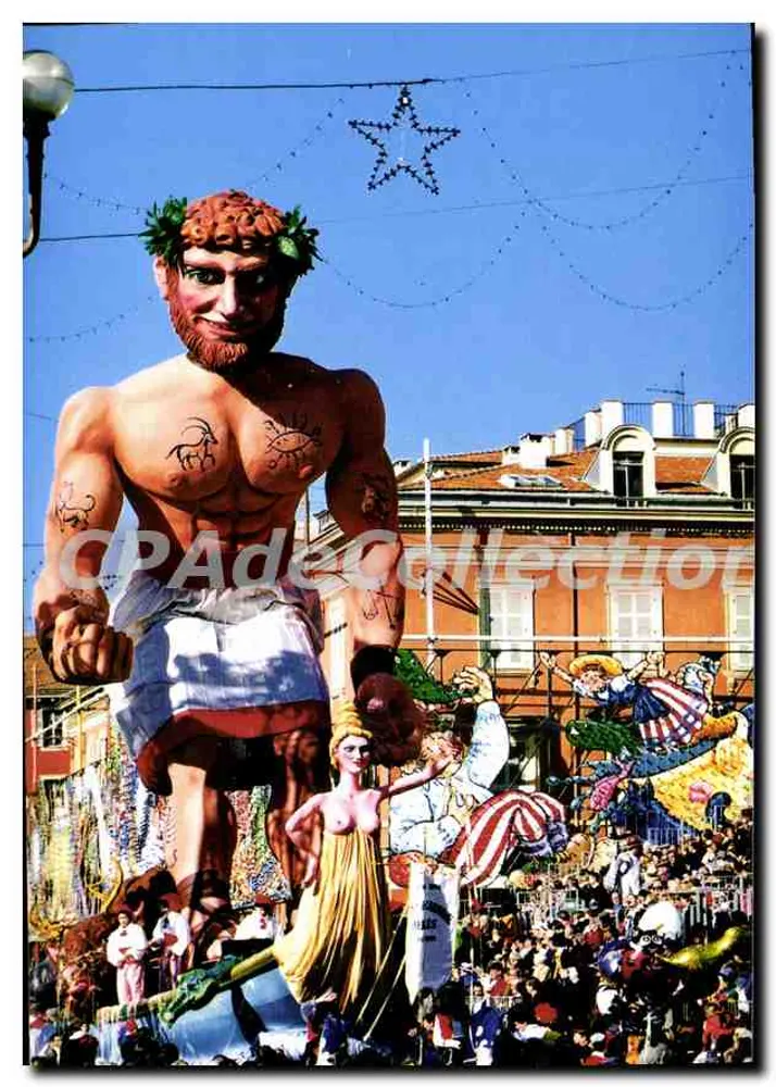 Karnawał w Nicei — Herakles (projekt C. 1890) — LES EDITIONS MAR - 7, chemin du Plan - 06730 St-ANDRE - Awers