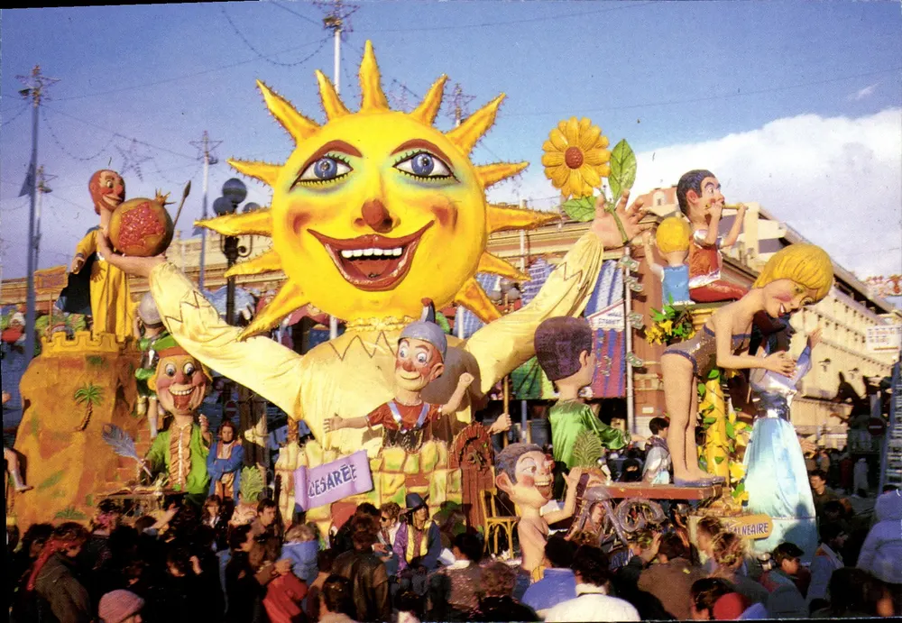Karneval von Nizza — Sonne von Natanya — Editions MAR - Vorderseite