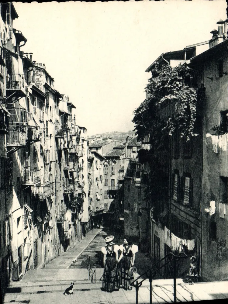 Nice - Uma rua pitoresca do Velho Nice — Edições A.D.L.A. - NICE, n°107 - Frente