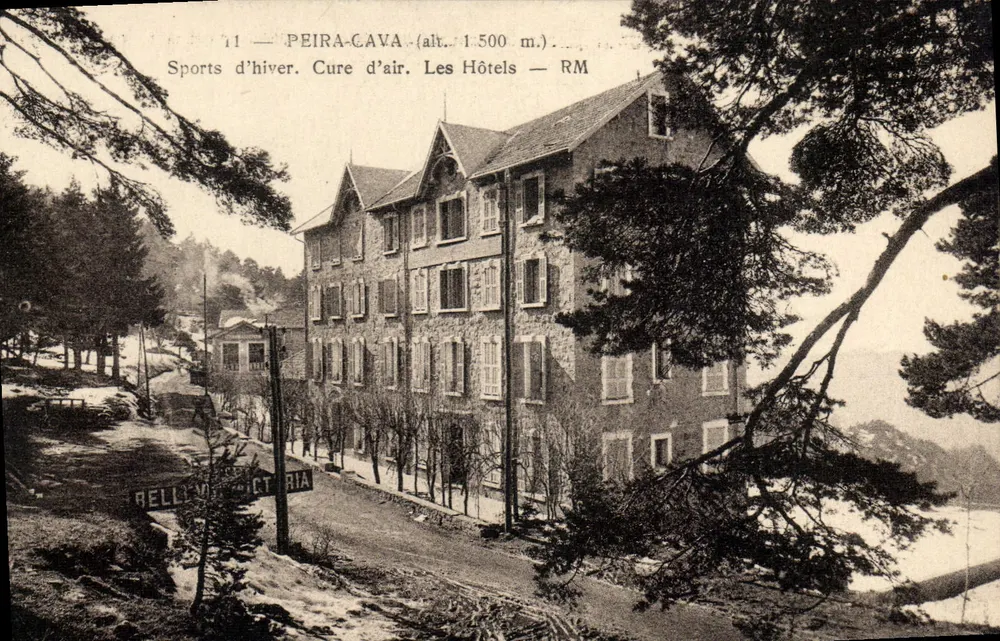Peira-Cava (alt. 1.500 m) — Wintersport. Luftkur. Die Hotels — RM - Vorderseite