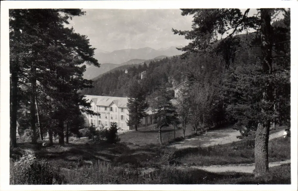 Peïra-Cava — Hotel Barralis Mourey — Edición Bernard — Tébats - Anverso