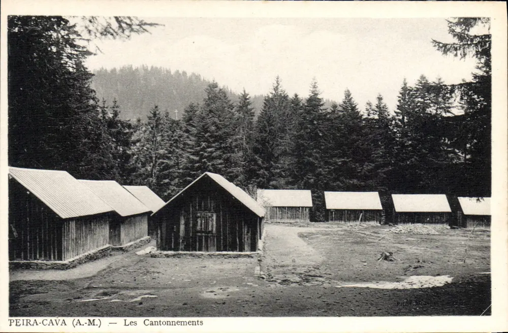 Peira-Cava (A.-M.) — Les Cantonnements - Frente