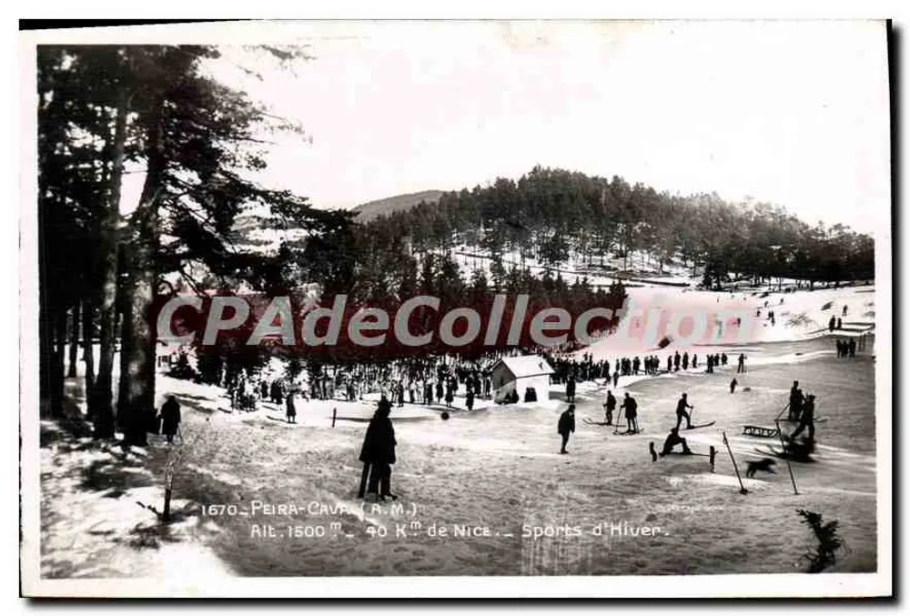 Peïra-Cava (A.M.) — Esportes de Inverno — Edição Hotel Barralis-Mourey - Frente