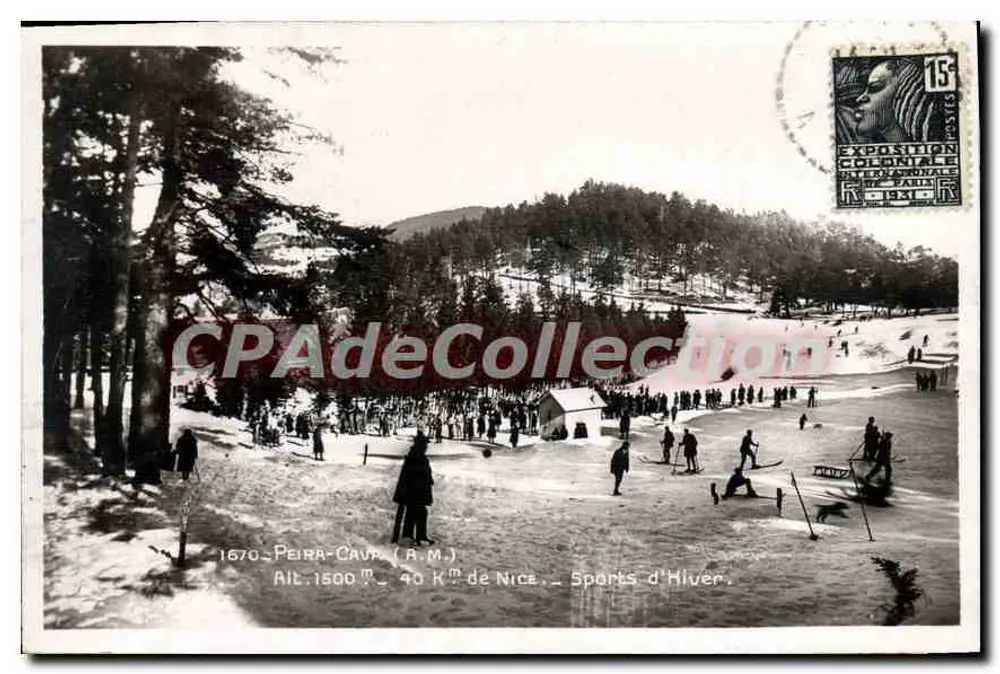 Peïra-Cava (A.M.) — Wintersport — Internationale Kolonialausstellung Paris - Vorderseite
