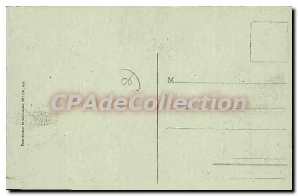 PEIRA-CAVA (A.-M.) - Arredores de Nice - As Casernas (alt. 1.500m) — Ed. A. Gal, Tabacs, n° 1331 - Verso