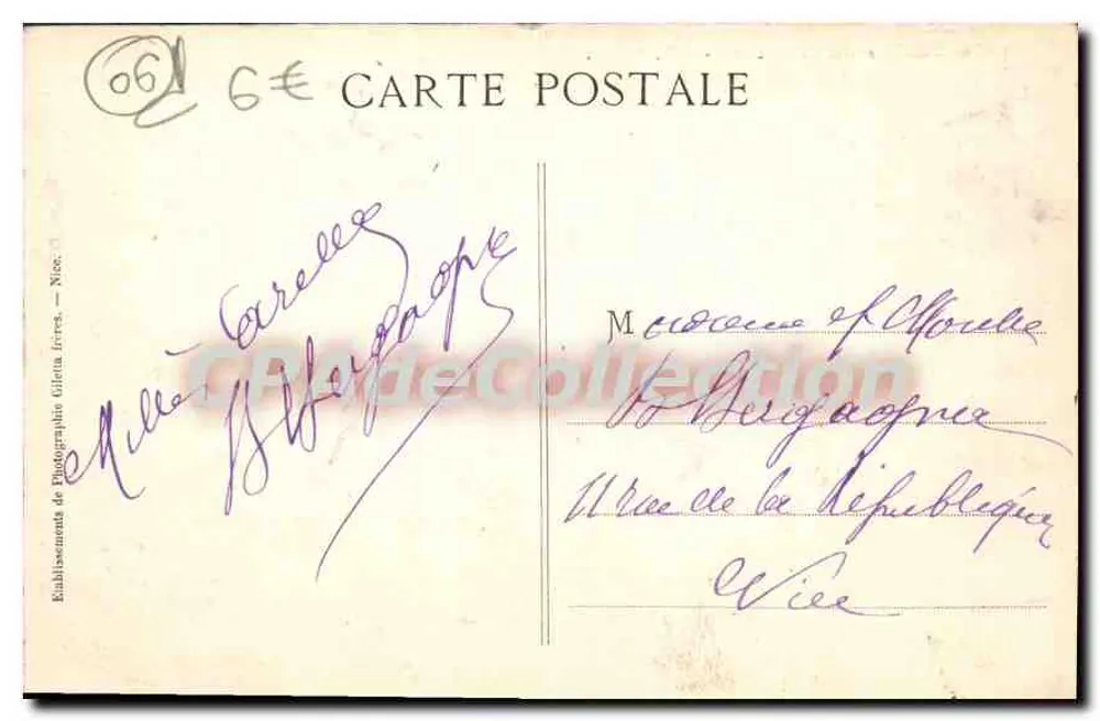 Peira-Cava (a.-m.) — Estação de cura de ar a 40 km de Nice — n° 4316 - Verso