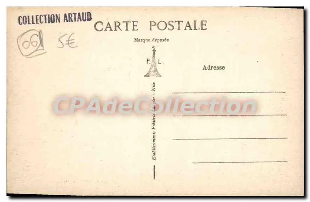 Peïra-Cava (A.-M.) — Innenansicht des Dorfes und Hotels — FL - Rückseite