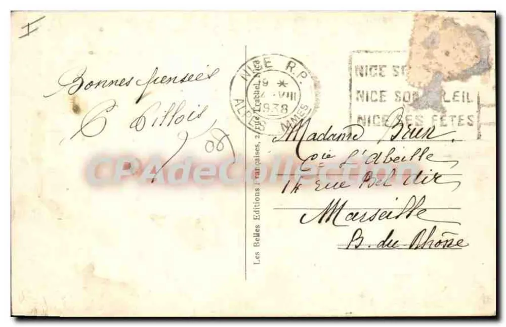 Peira-Cava (A.M.) — Vista Geral — B.E.F. n° 6694 - Verso