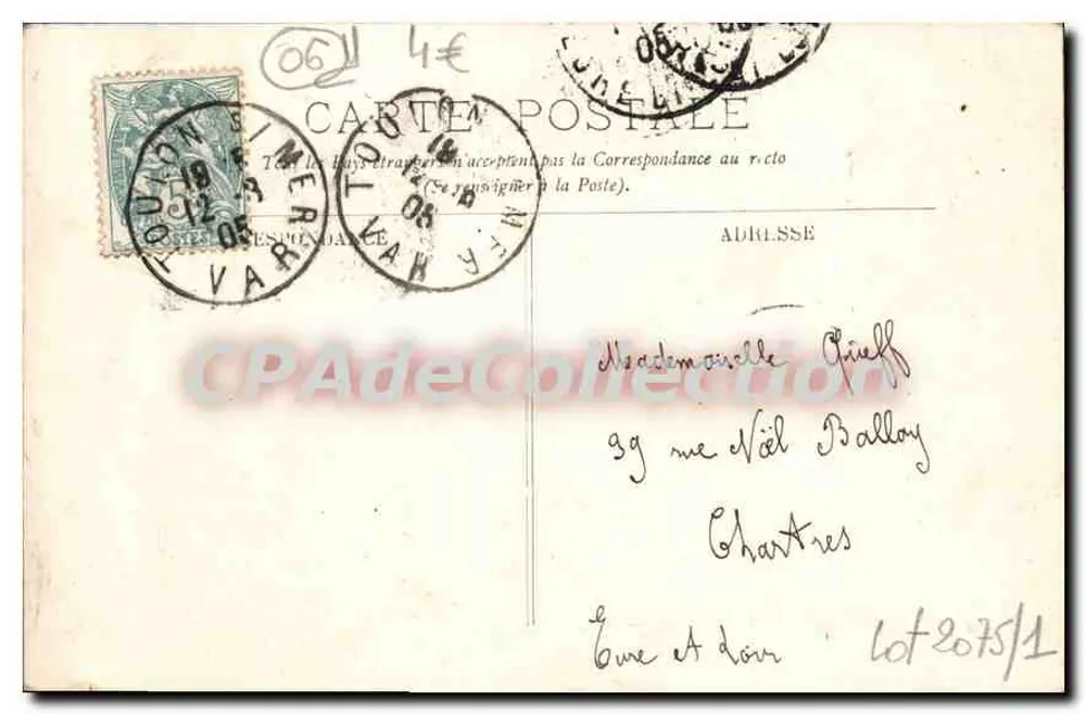 Roquebrune — Vista geral — LL. — n° 504 - Verso