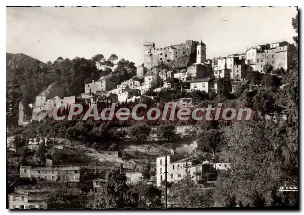 रूग्ब्रून-कैप-मार्टिन — एक फैडल किला (10वीं शताब्दी) — एड. ला सिगों, मोनाको - आगे