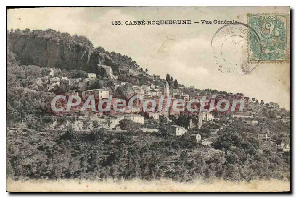 Cabbé-Roquebrune — Vista Geral — editor anônimo, n° 133 - Frente