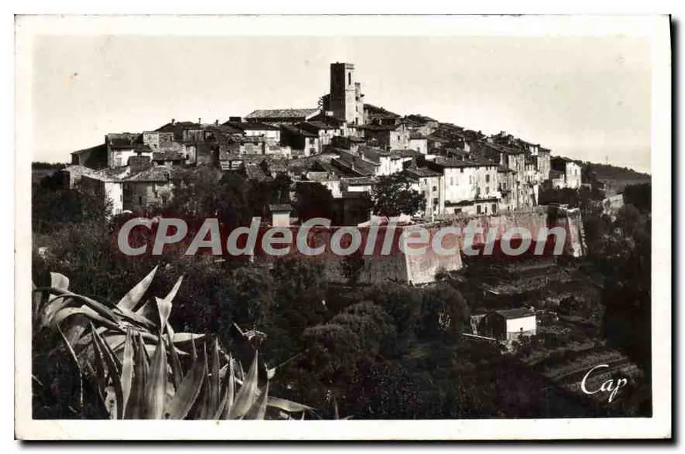 Cap — Vista panorâmica do vilarejo — Bilhete postal antigo de Coleção - Frente