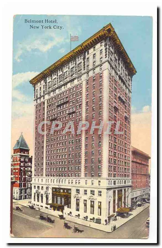 Belmont Hotel — New York City — Verleger nicht sichtbar - Vorderseite