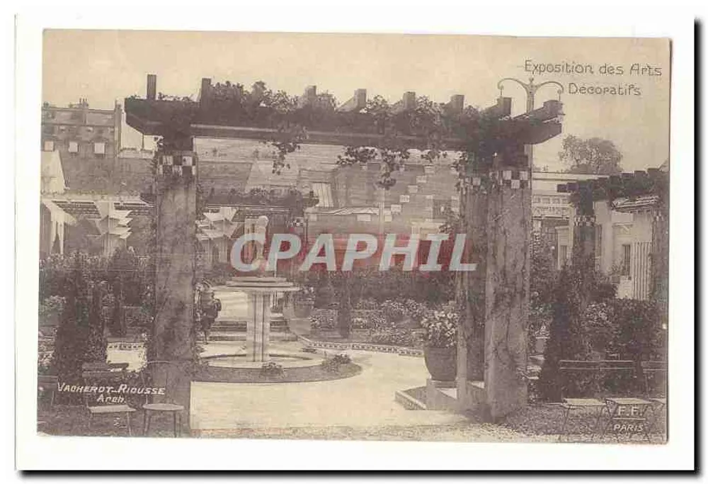Exposition des Arts Décoratifs — Vacherot-Rioussse, Paris - Vorderseite