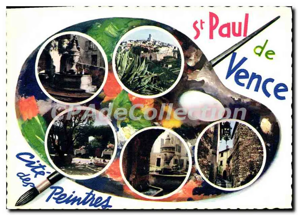 Saint-Paul-de-Vence — Cité des Peintres — Edições Mexichrome - Frente