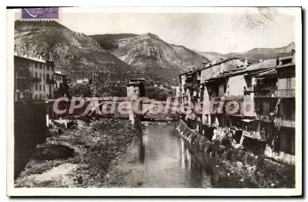 Sospel — Der alte Brücke und der Bévéra Fluss — Edition MACART, Sospel - Vorderseite
