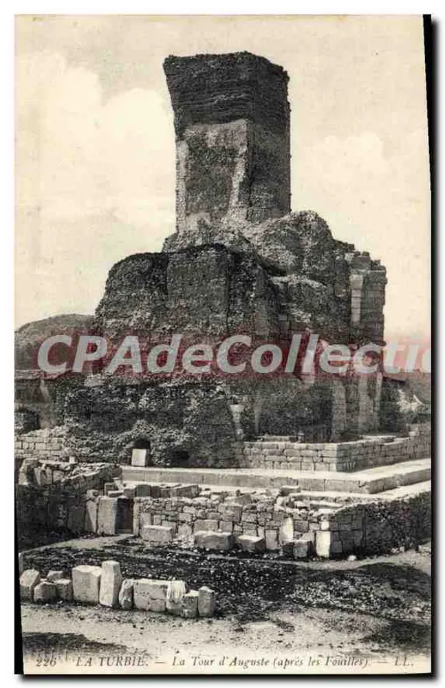 La Turbie — A Torre de Augusto (após as escavações) — LL. n° 226 - Frente
