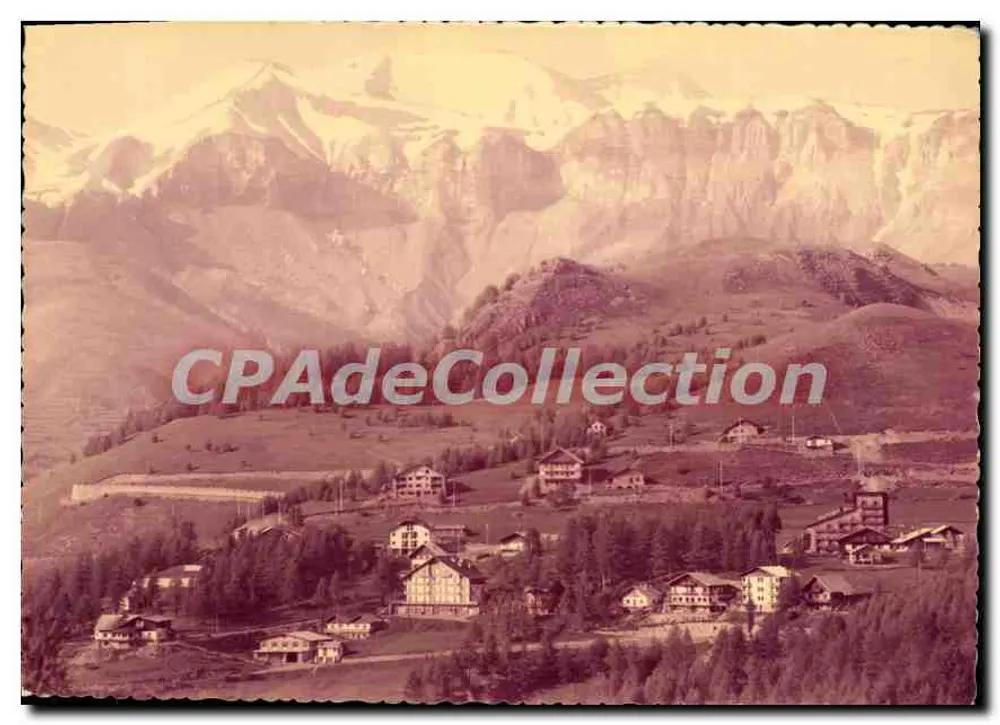 Valberg — Les Flacons, Le Coq en Pâte und die neuen Chalets — Mont-Mounier im Hintergrund — Éditions Françaises - Vorderseite
