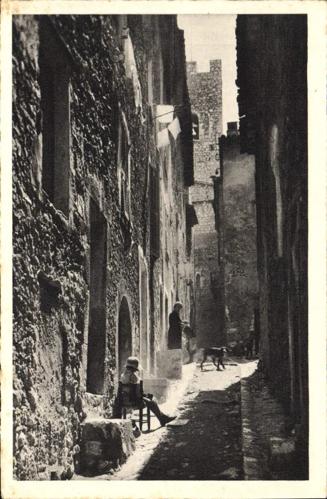 Vence — Vieille rue — Braun & Cie, imp.-Ét., Mulhouse-Darrach - Frente
