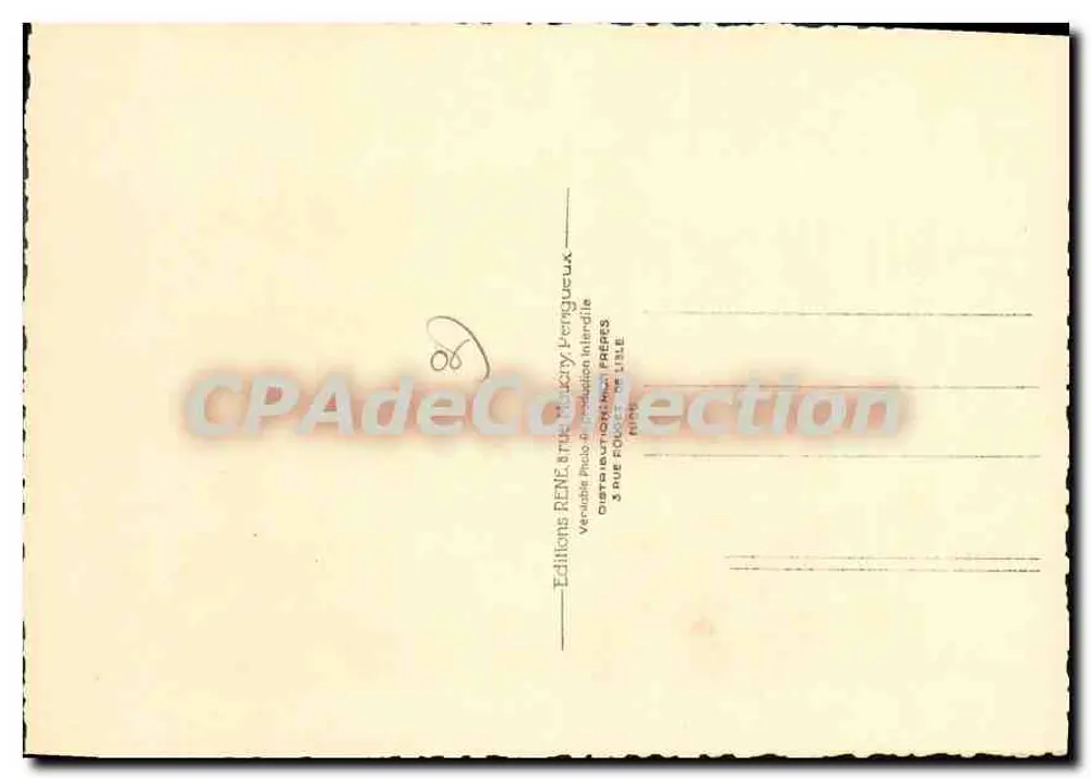 Vence. Vista Geral — Edições PENE & TH. BACQUY-PERNGUEUX, n° 1648 - Verso