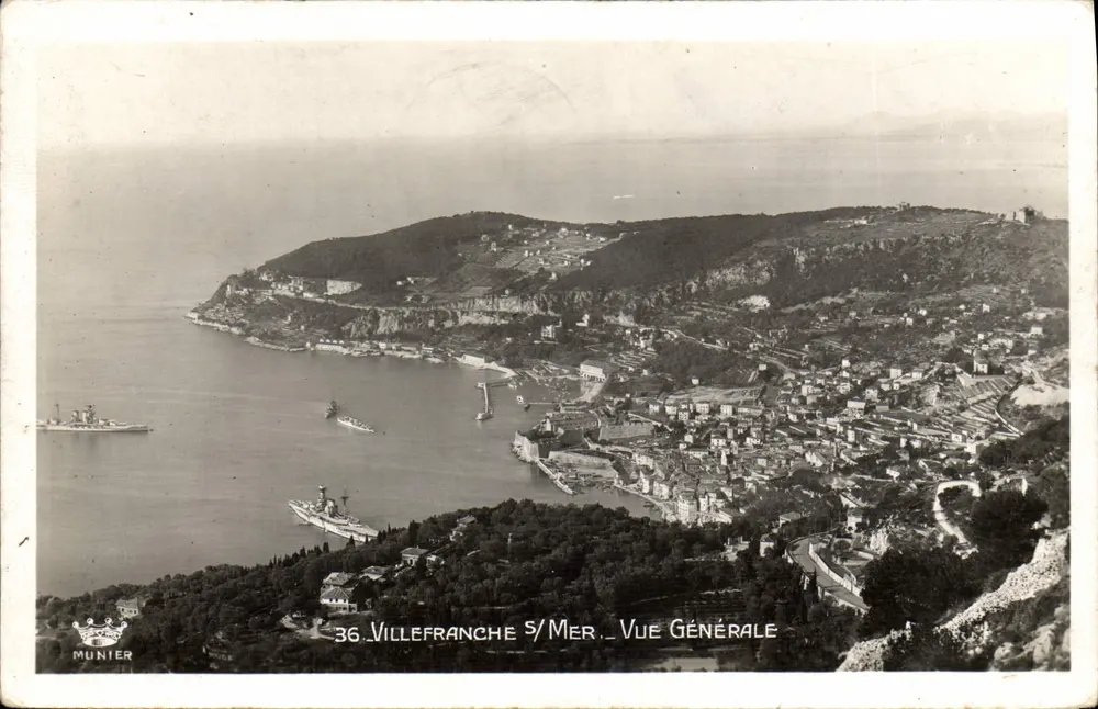Villefranche-sur-Mer — Allgemeine Ansicht — Munier Nr. 36 - Vorderseite