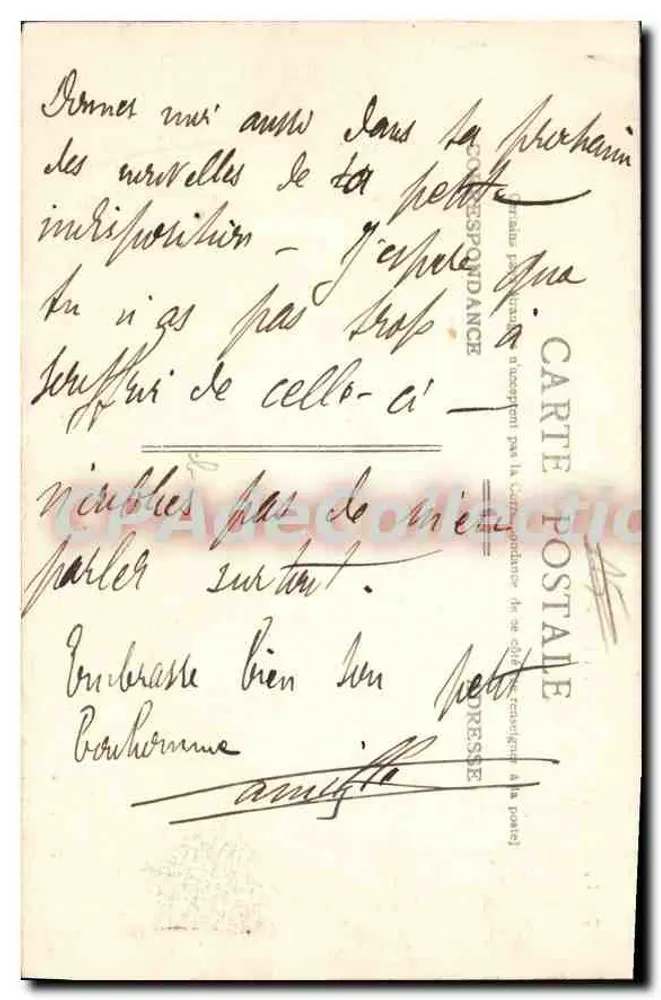 Villefranche — A Darse — C. Wot. - 10 - Verso