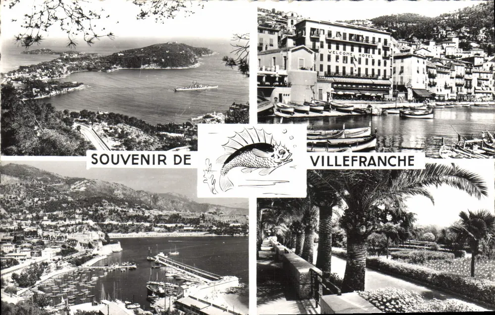 Villefranche-sur-Mer — Lembrete de Villefranche — Edições S.E.P.T. N°4-149 - Frente