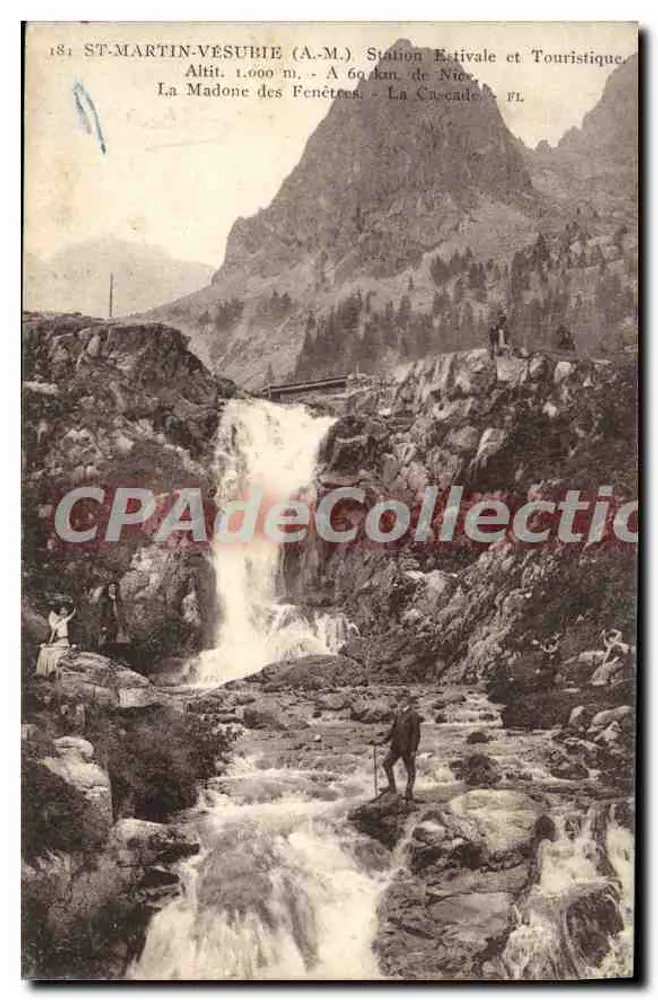 Saint-Martin-Vésubie (A.M.) — Sommer- und Touriststation — Die Madonna der Fenster — Der Wasserfall — PL - Vorderseite