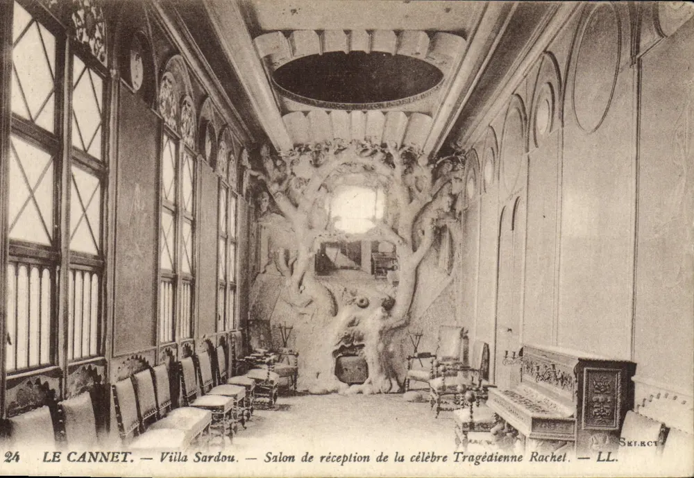 Le Cannet — Villa Sardou — Empfangshalle der berühmten Tragödin Rachel — LL. - Vorderseite