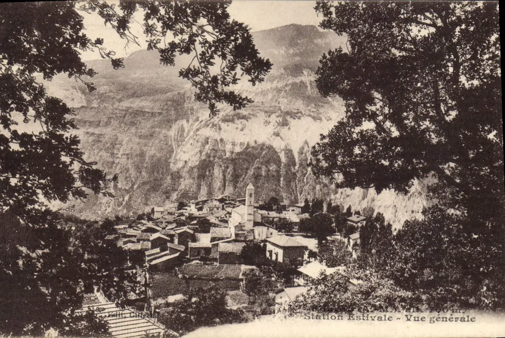 Sommerstation — Allgemeiner Blick — I. GILLETTE, Fotograf, 1900 m - Vorderseite