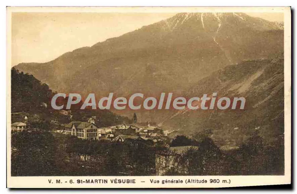 St-Martin-Vésubie — Allgemeine Ansicht — Höhe 960 m. - Vorderseite