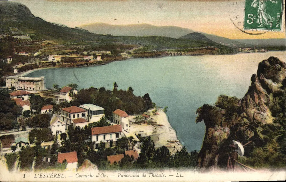 L'ESTÉREL — Corniche d'Or — Panorama de Théoule — LL - Frente