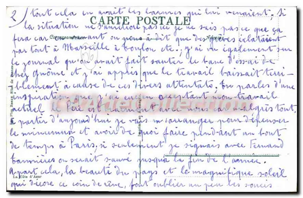 Saint-Jean-Cap-Ferrat — Vista Geral — Editor: 911 - Verso