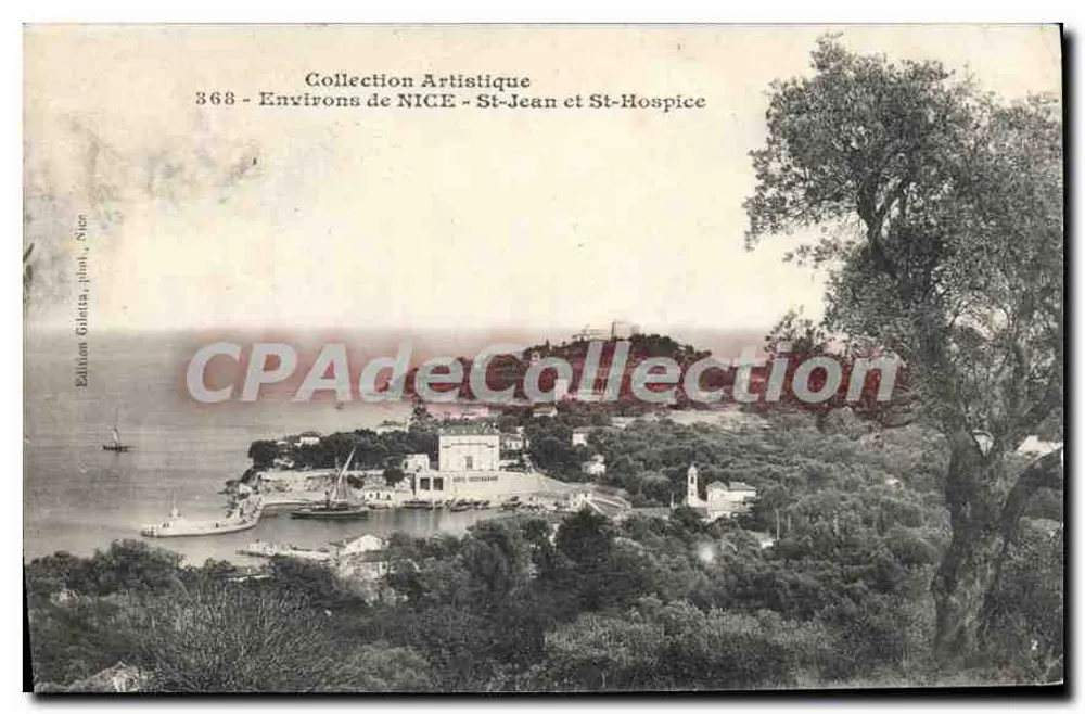 Około NICE - St-Jean i St-Hospice — Kolekcja Artystyczna nr 368 — Wydawnictwo Giletta, Nice - Awers