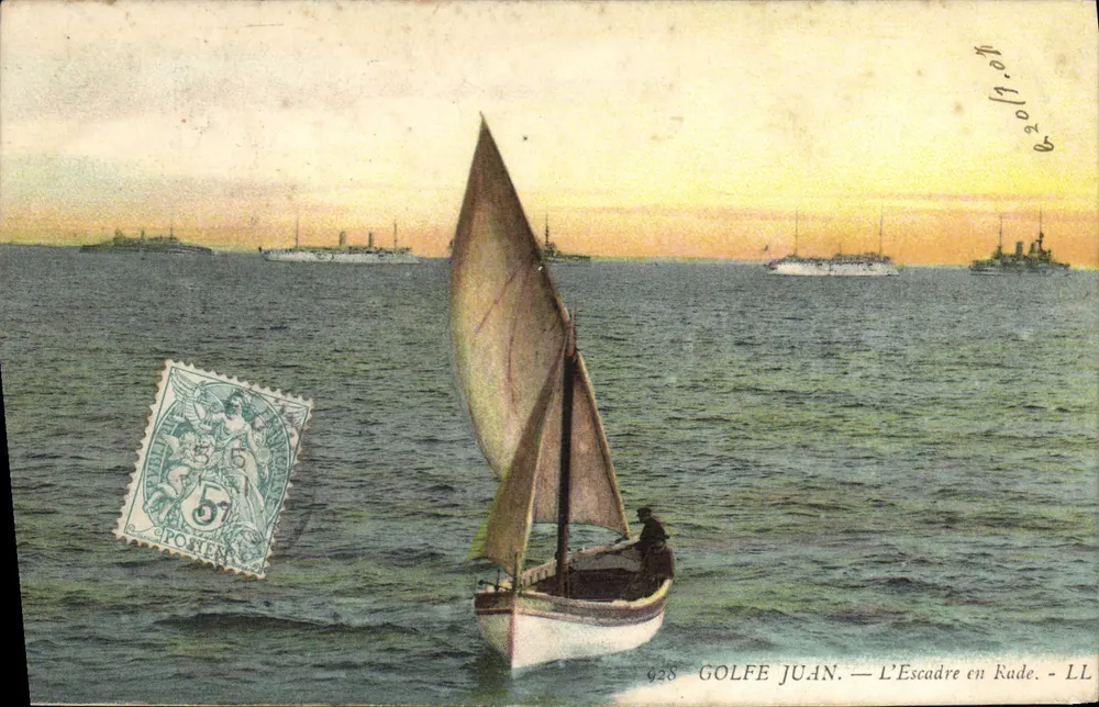 Golfe Juan — L'Escadre en Fade — LL — Nr. 928 - Vorderseite
