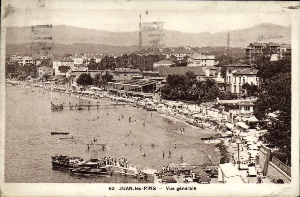 Juan-les-Pins — Vista general — Ediciones Carlevy-Neudhein - Anverso