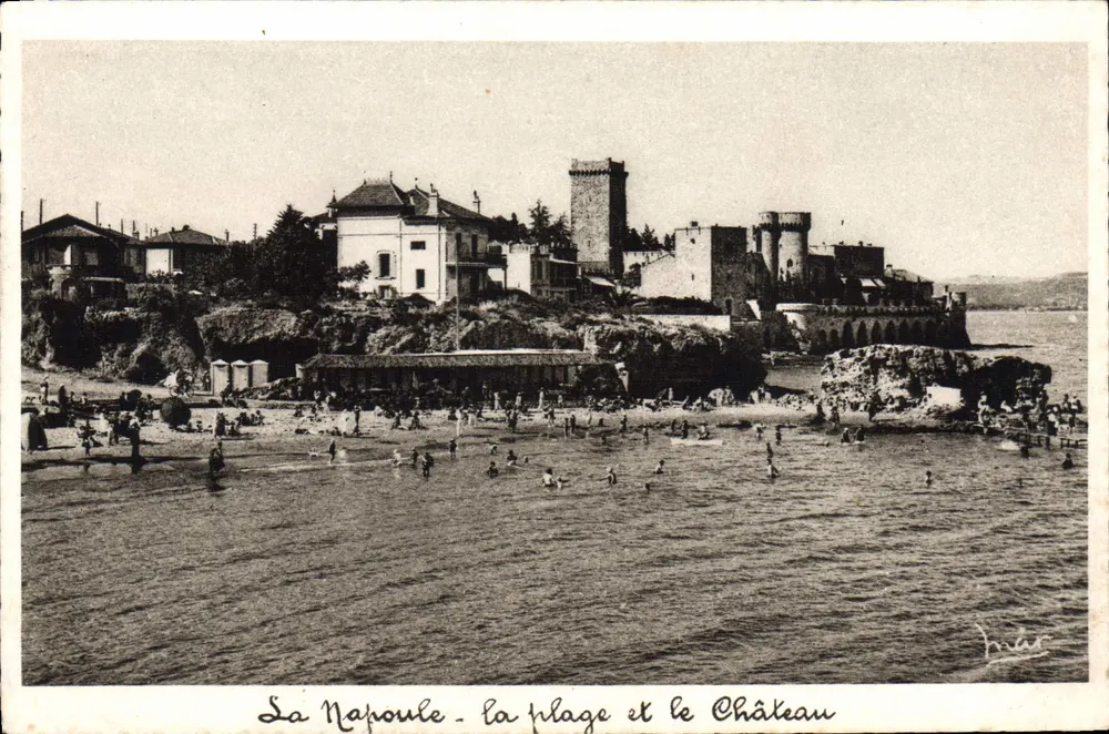 La Napoule - a praia e o Castelo — Edições MAR, número de série não visível - Frente