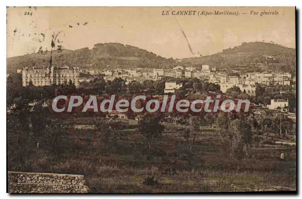 Le Cannet (Alpes-Maritimes) — Vista geral — CPAdeCollection n°224 - Frente