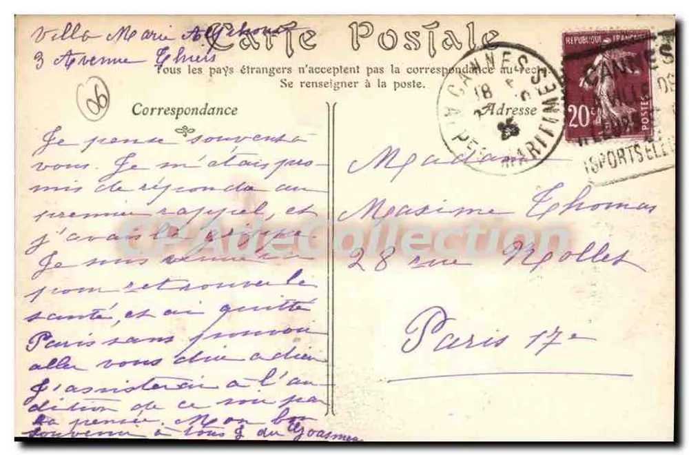 Le Cannet (Alpes-Maritimes) — Vista geral — CPAdeCollection n°224 - Verso