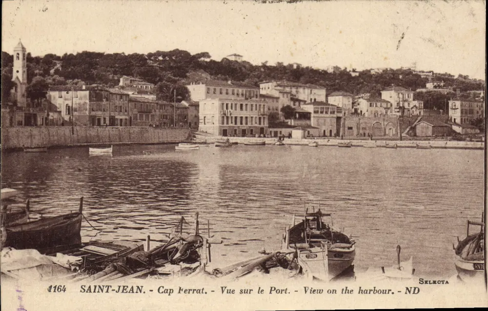 Saint-Jean - Cap Ferrat - Vista do Porto - Selecta n°1164 - Frente