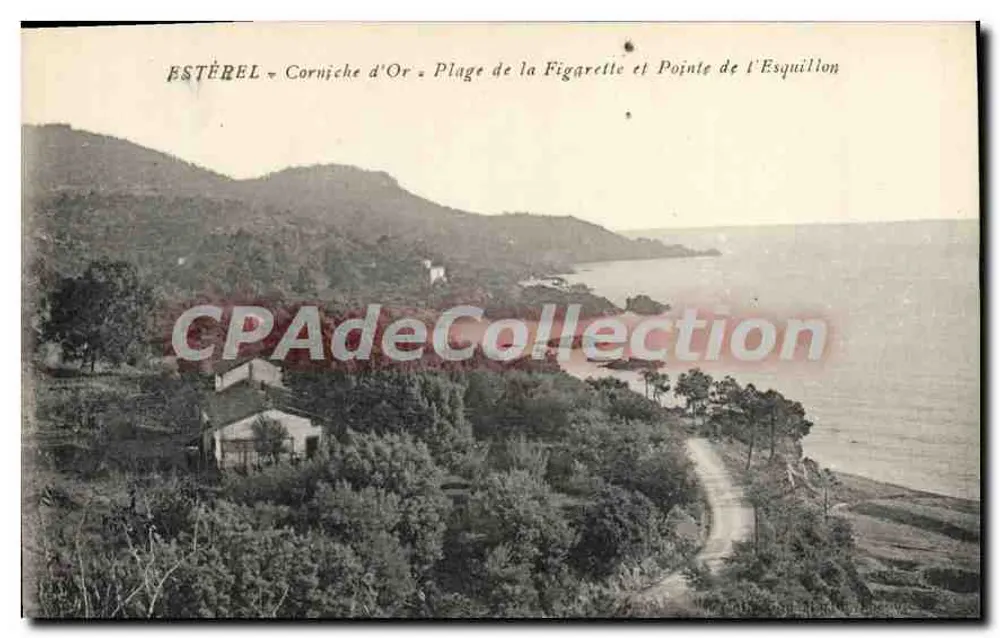 Estérel - Corniche d'Or - Praia da Figarette e Ponta da Esquillon - Frente