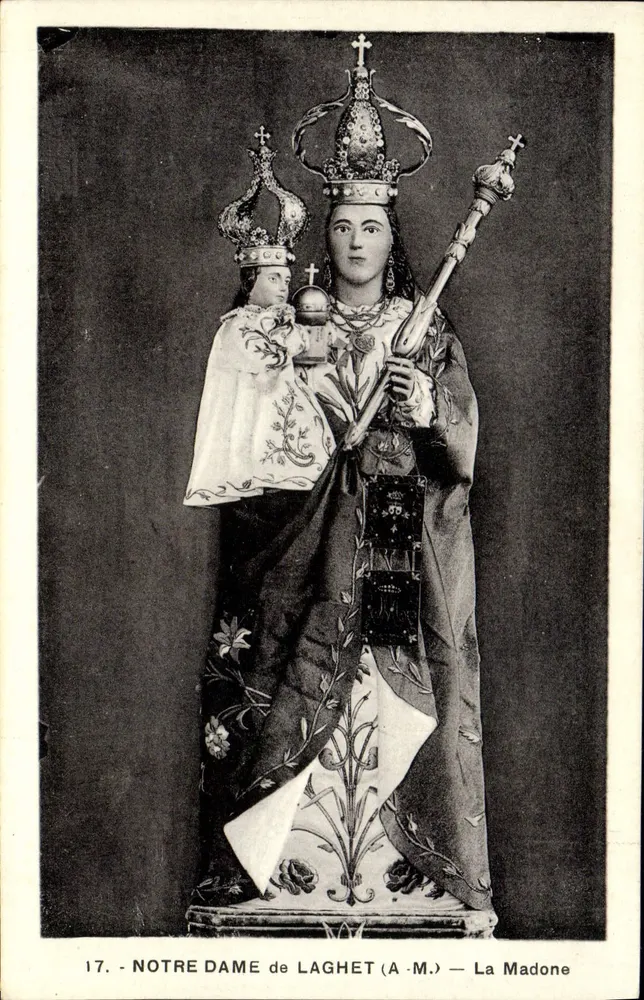 Nossa Senhora de Laghet (A.-M.) — A Virgem — L. Gilletta e Cie, Nice - Frente
