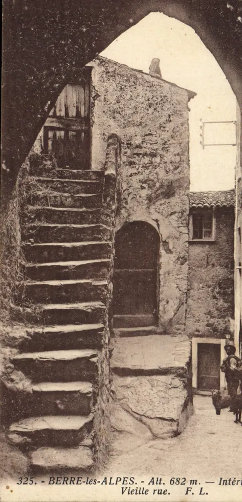 Berre-les-Alpes — Alte Straße — F. L. Nr. 325 - Vorderseite